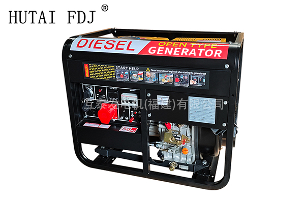 7-8KW家用便捷移動式一起草 www.17.com柴（chái）油發電機（jī）工地道路搶修應急小型柴（chái）油發電機（jī）